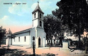 DAMIETTE - EGLISE - 1957